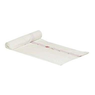 Sæk 525/50x650 mm 35 my med Kanal Hvid,20 Stk/rl