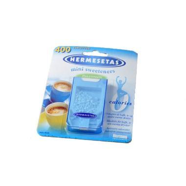 Sødetablet Hermesetas Blå 400 stk,400 stk/pk