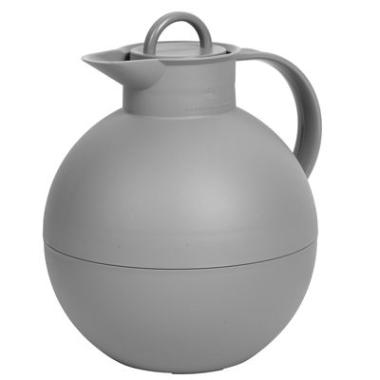 Termokande Alfi Kugle 0.94 ltr Plast/Glas Frosted Grafitgrå,stk