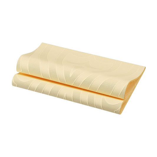 Middagsserviet, 1/4 Fold, 3-lags, 48x48, Buttermilk, Elegance Lily, ( 40 stk )