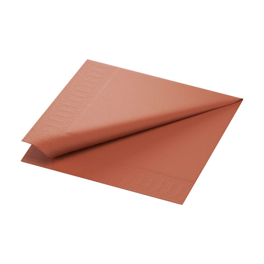 Middagsserviet, 1/4 Fold, 3-lags, 40x40, Earth Terra, Duni ( 125 stk )