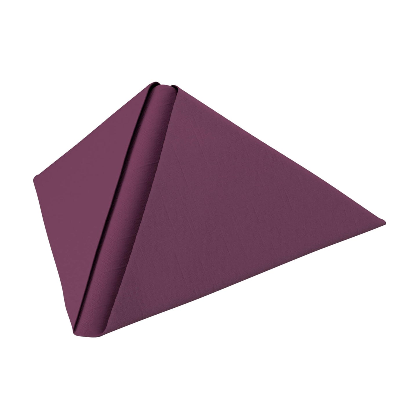 Middagsserviet, 1/4 Fold, 3-lags, 40x40, Plum, Dunilin, ( 45 stk )