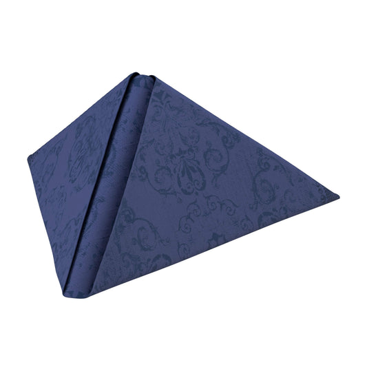 Middagsserviet, 1/4 Fold, 3-lags, 40x40, Opulent mørkeblå, Dunilin, ( 45 stk )