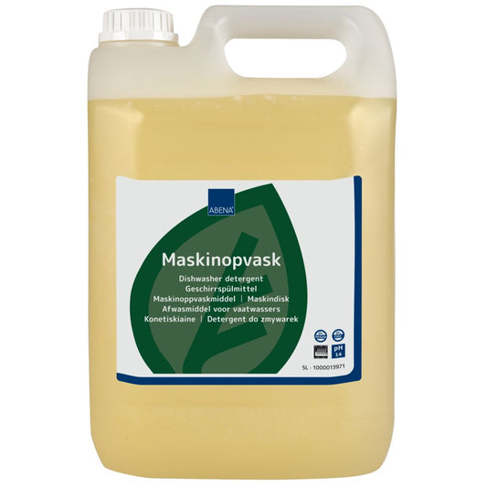Maskinopvask, ABENA, 5 l, alusikker, uden klor (2 x 5 ltr)