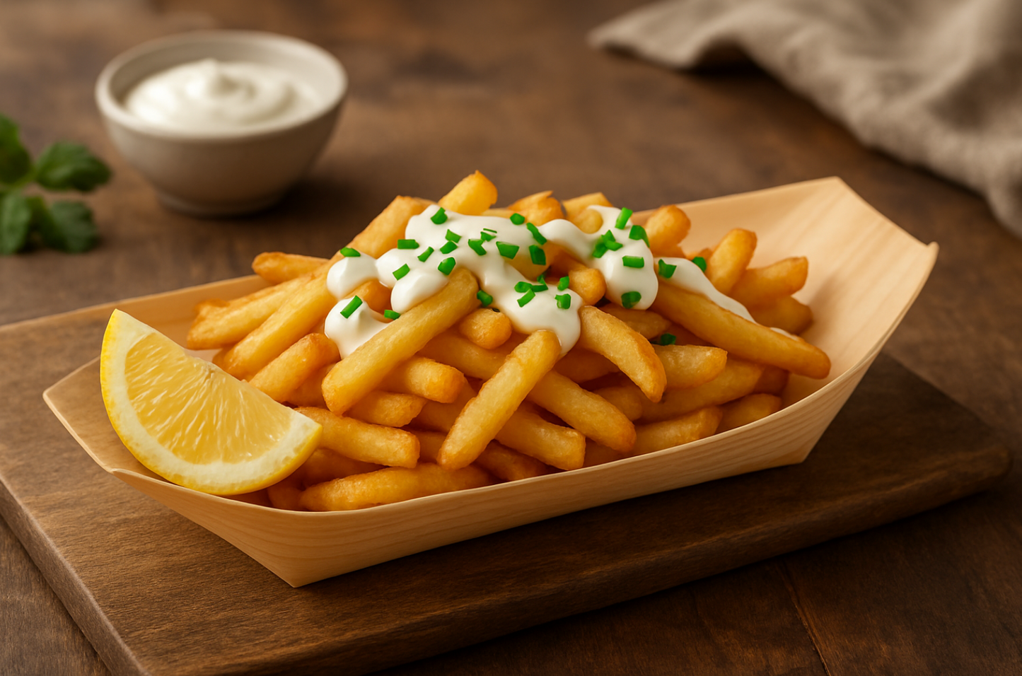 Træbåd 245×120×25 mm, komposterbar (100 stk)