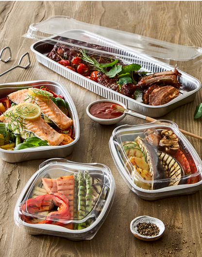 Alubakke Ready2Cook 1.9L – Stor engangsbakke m. låg (10 stk)