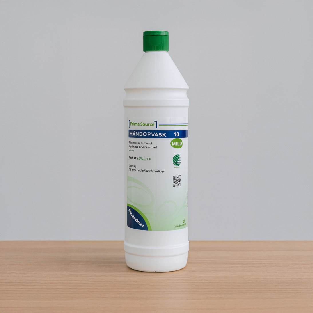 Håndopvask Prime Source Mild 10 – Svanemærket, uden parfume, 12 × 1 ltr ♻️