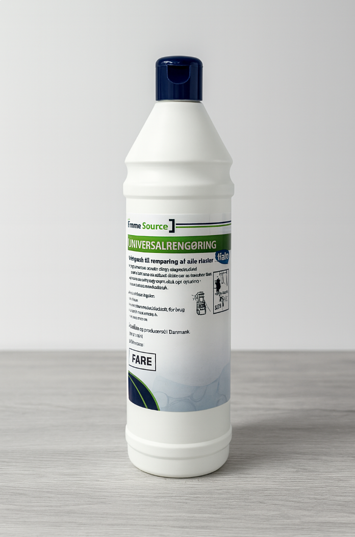 Universalrengøring Prime Source Ren 15 (1 ltr) – Parfume & alkohol, stribefri