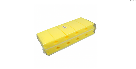 Skuresvamp, 150x70x45 mm, hvid, skånsom (10 stk)