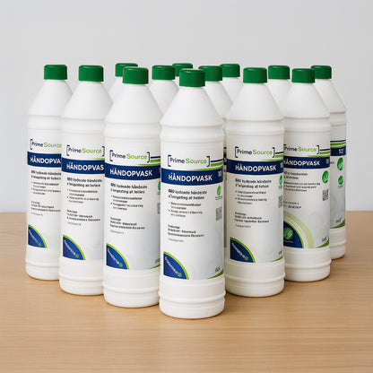 Håndopvask Prime Source Mild 10 – Svanemærket, uden parfume, 12 × 1 ltr ♻️