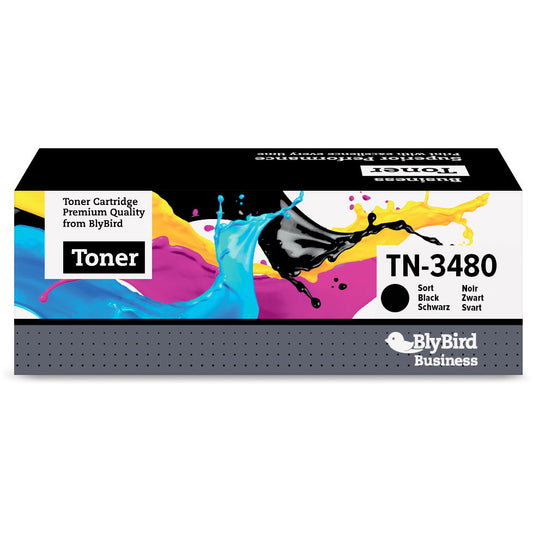 BlyBird TN-3480 Sort Lasertoner, 8.000 sider