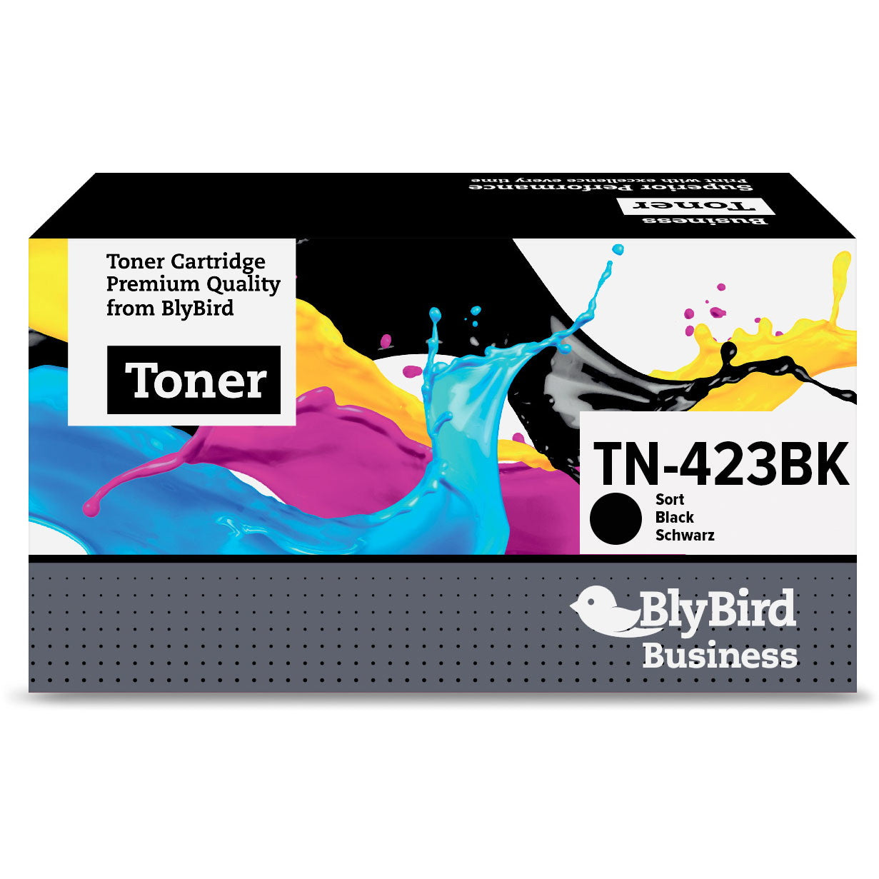 BlyBird TN-423BK Sort Lasertoner, 6.500 sider