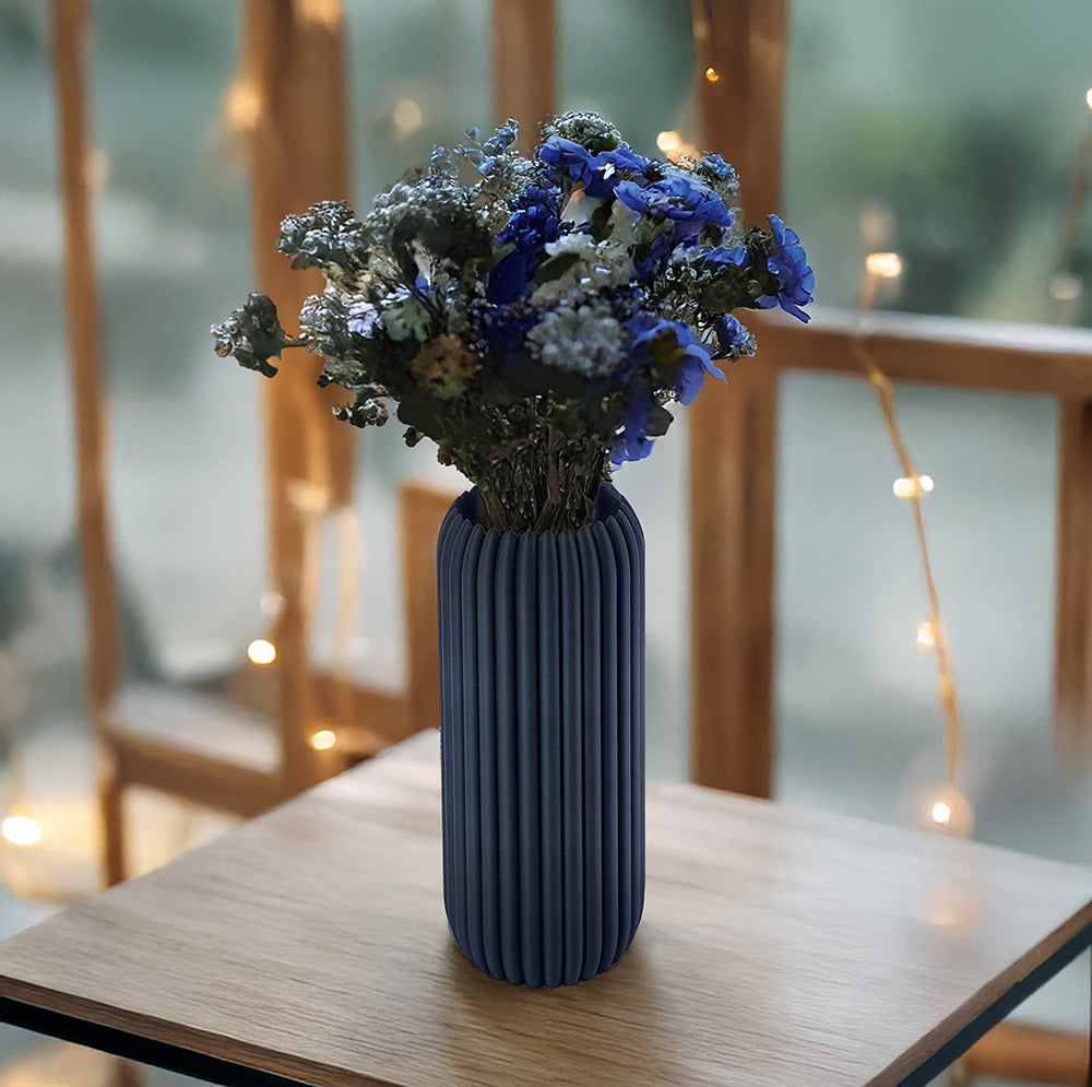 Veluna Ripple Tall Vase i PLA - Bioplast - 16 cm