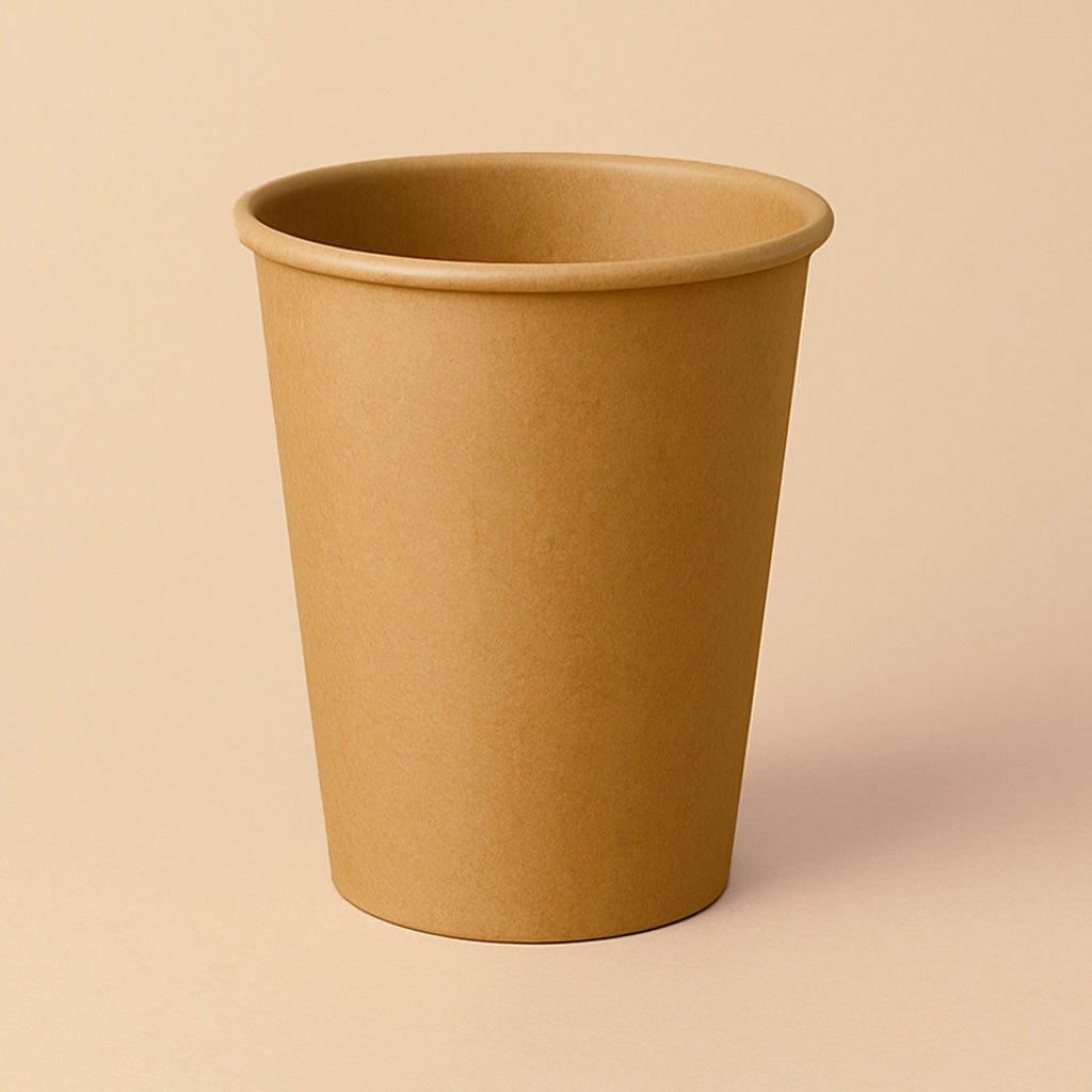 Kaffebæger 30 cl - Brun - Single Wall (50 stk)