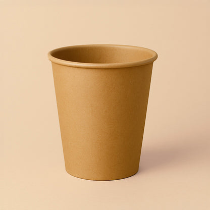 Kaffebæger 25 cl - Brun - Single Wall (50 stk)