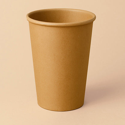 Kaffebæger 40 cl - Brun - Single Wall (50 stk)