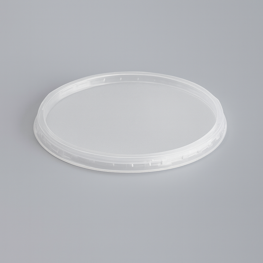 Rundt plastlåg til salatbægre – 100 stk/pk