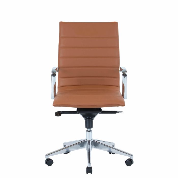 Kontorstol Prestige m. mellem ryg, cognac