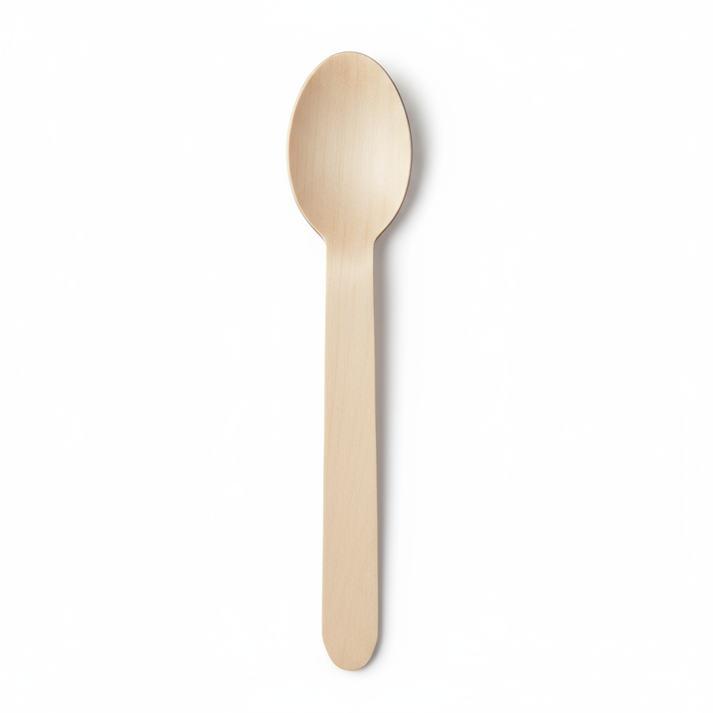 Spiseske i FSC naturtræ – 160 mm, voksbehandlet, 100 stk.