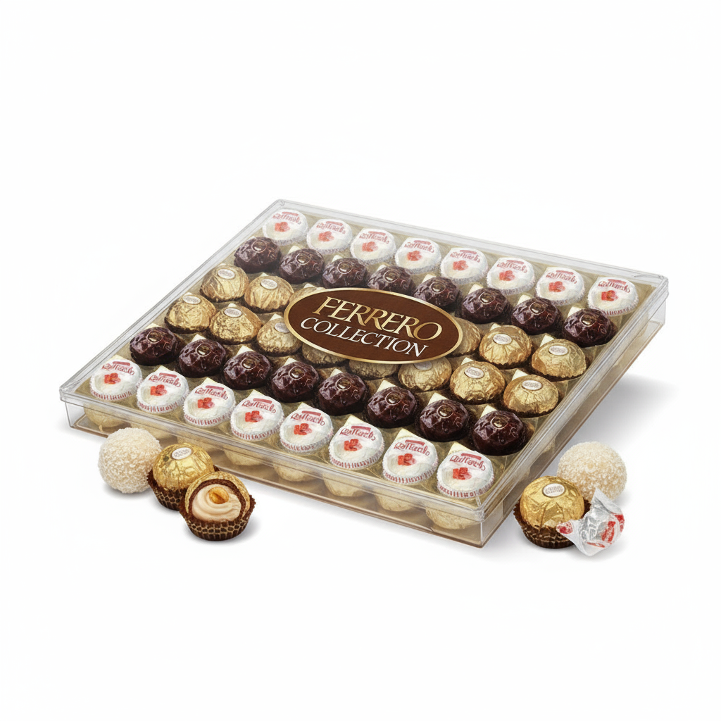 Ferrero Collection 48 stk – Ferrero Rocher, Rondnoir & Raffaello (518 g)