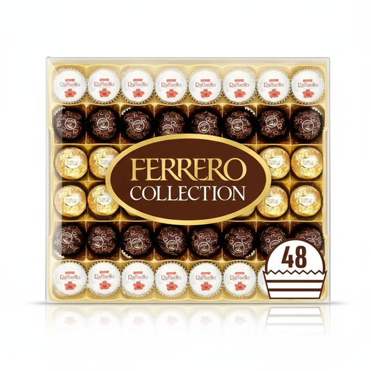 Ferrero Collection 48 stk – Ferrero Rocher, Rondnoir & Raffaello (518 g)