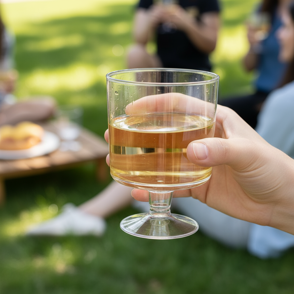 Hvidvinsglas, Engangs 15cl ( 10stk )