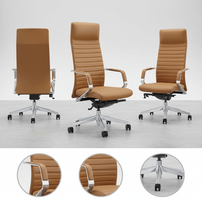 ELC Excellence chefstol, brun