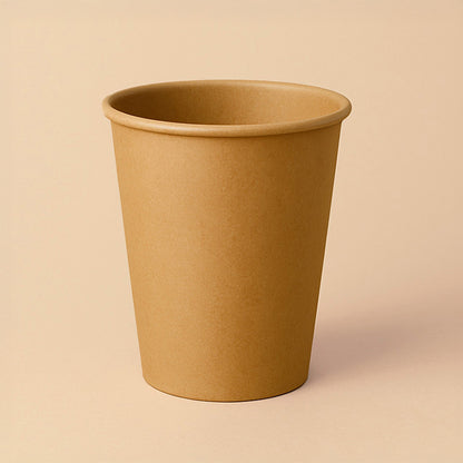 Kaffebæger 27 cl - Brun - Single Wall (50 stk)