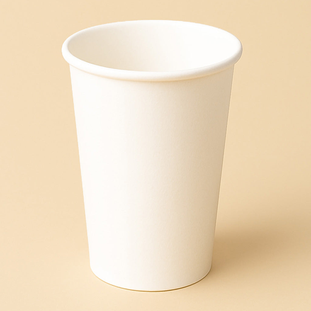 Kaffebæger 40 cl - Hvid - Single Wall (50 stk)
