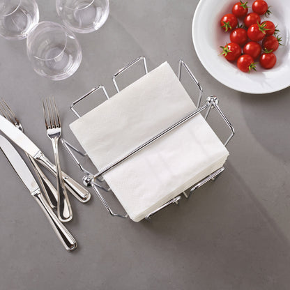 Servietholder 19x19x19 cm med Vægtstang Forkromet til 150 servietter,stk