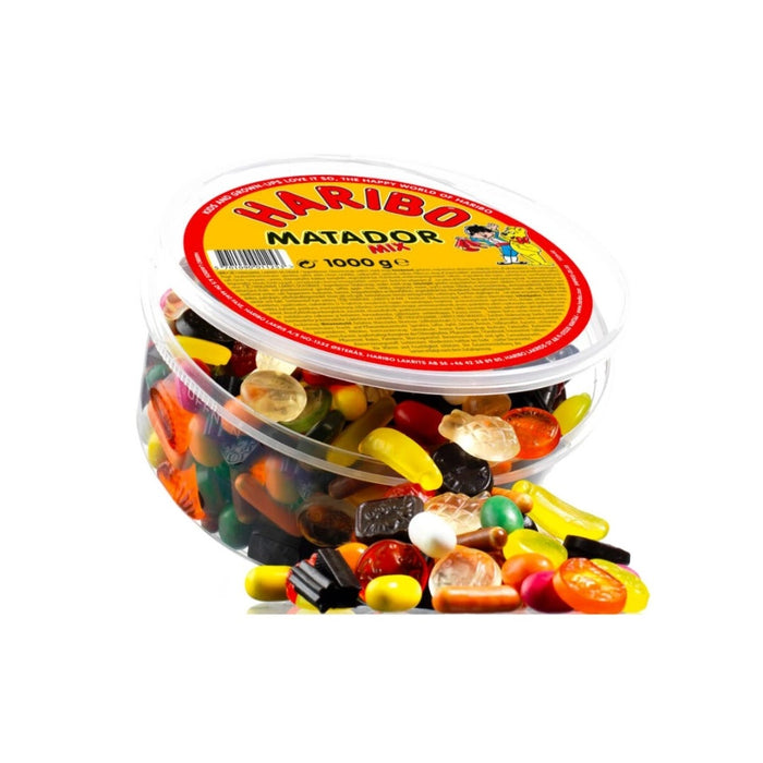 Haribo Matador Mix 1 kg dåse