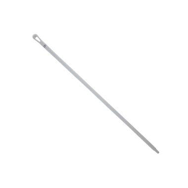 Skaft Ultra hygiejnisk Ø34x1500 mm med Gevind PP Hvid,stk