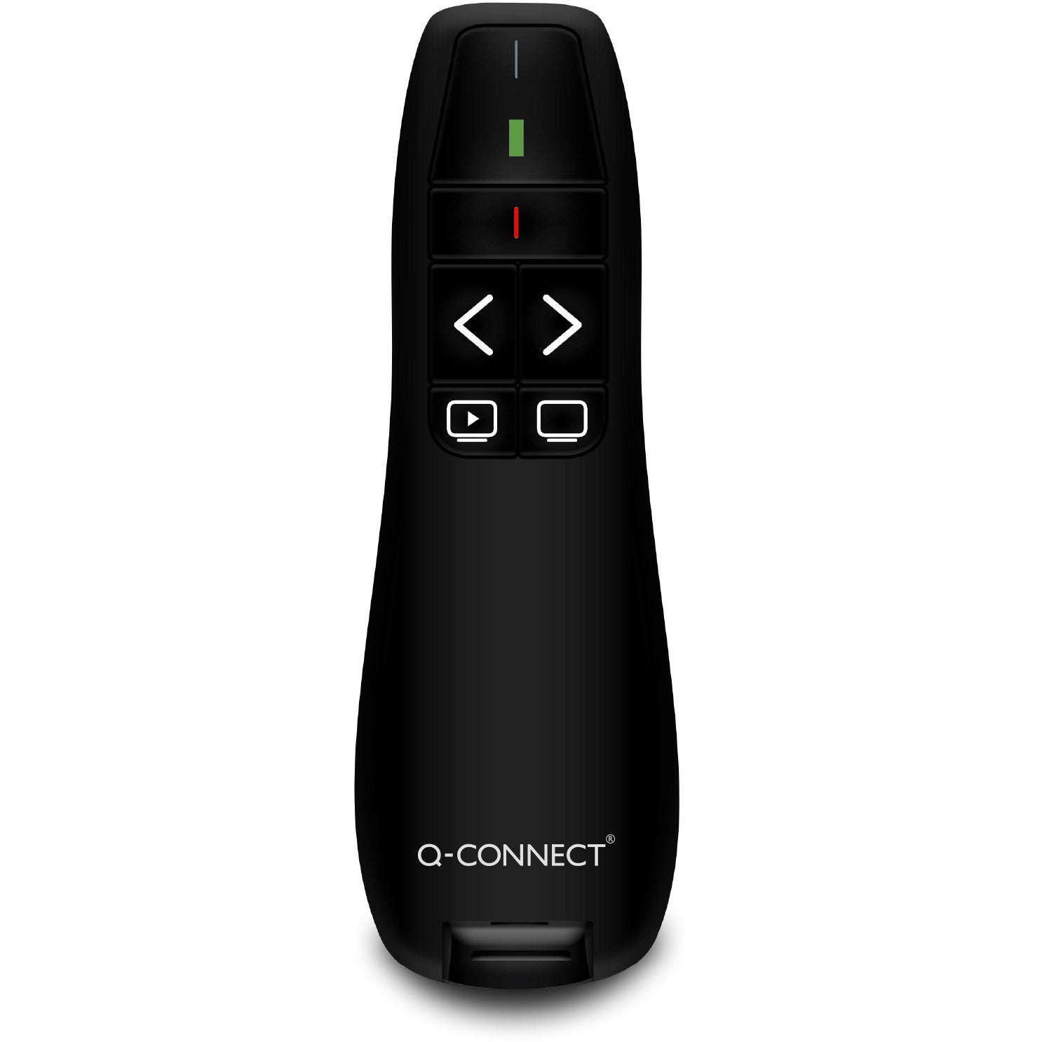 Q-connect trådløs presenter laserpointer sort