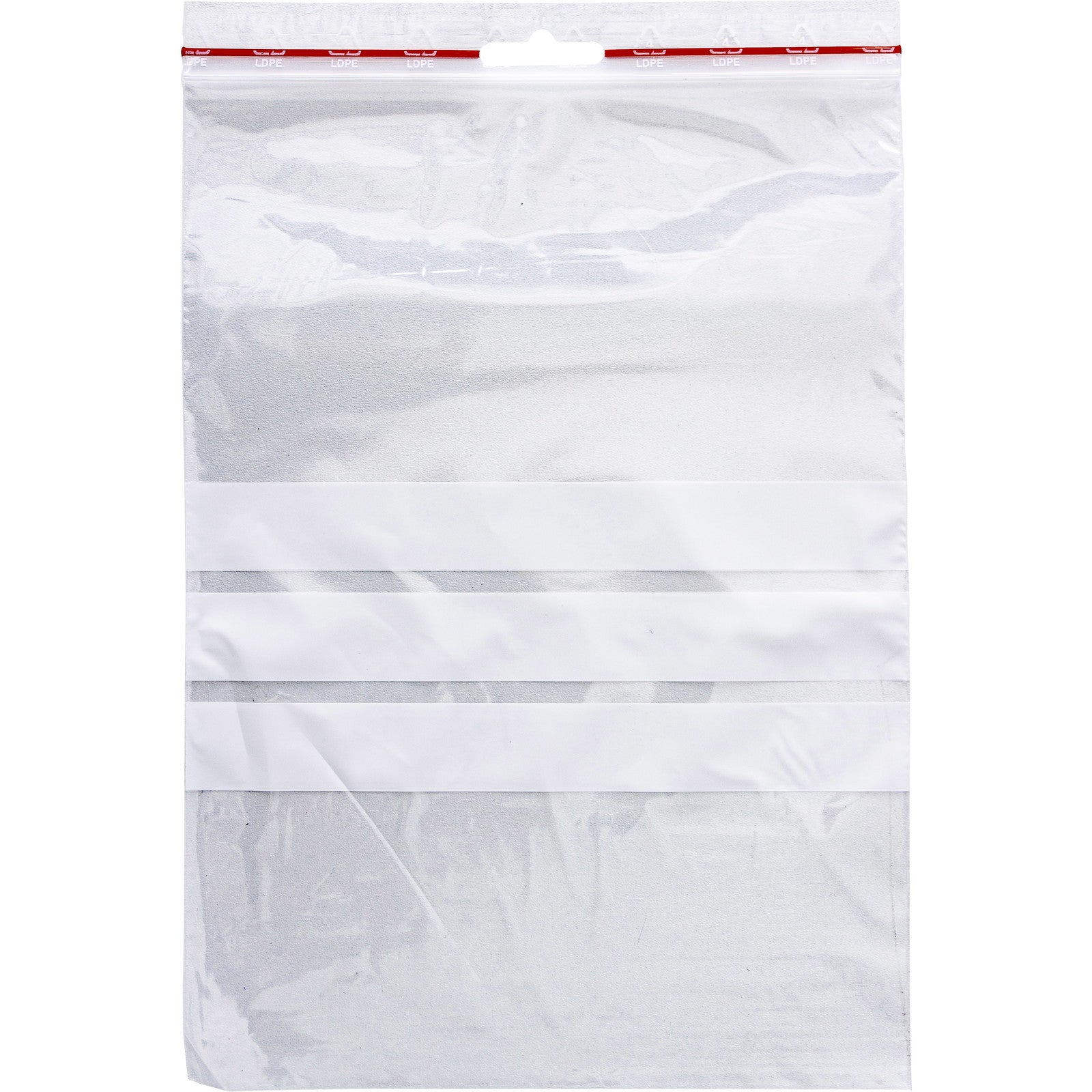 Q-connect lynlåsposer med skrivefelt 50my 170x230mm