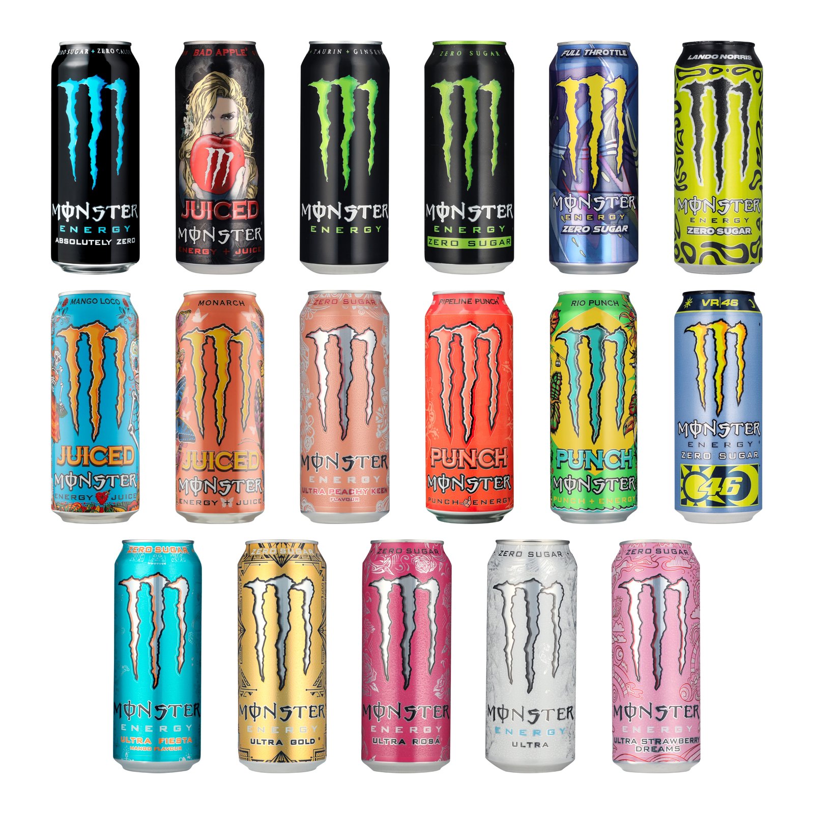 Monster Energy 50 cl — 24 stk.