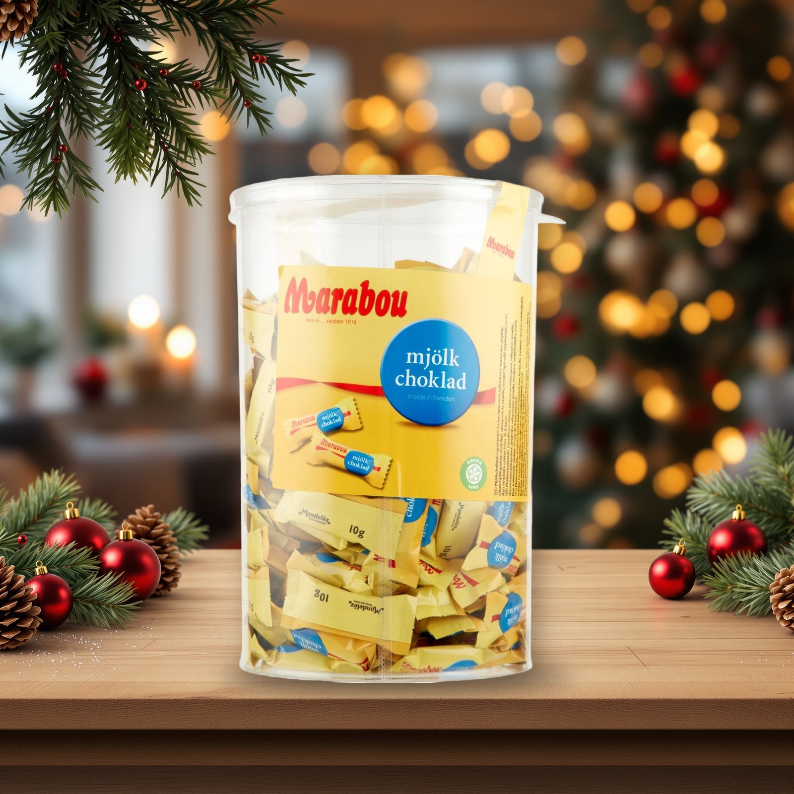 Marabou Mælkechokolade 10 g – 2 kg