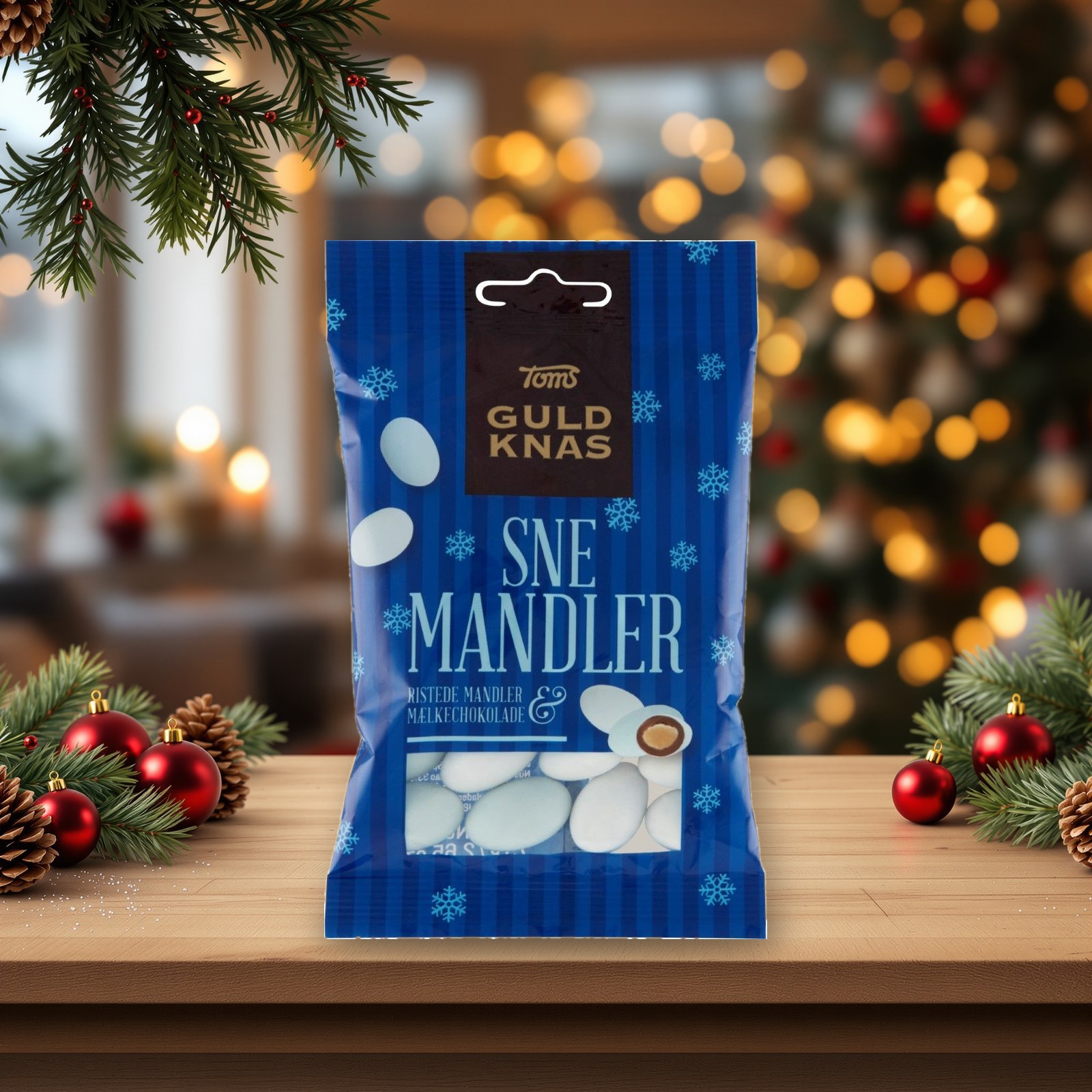 Toms Guld Knas Sne Mandler 75 g