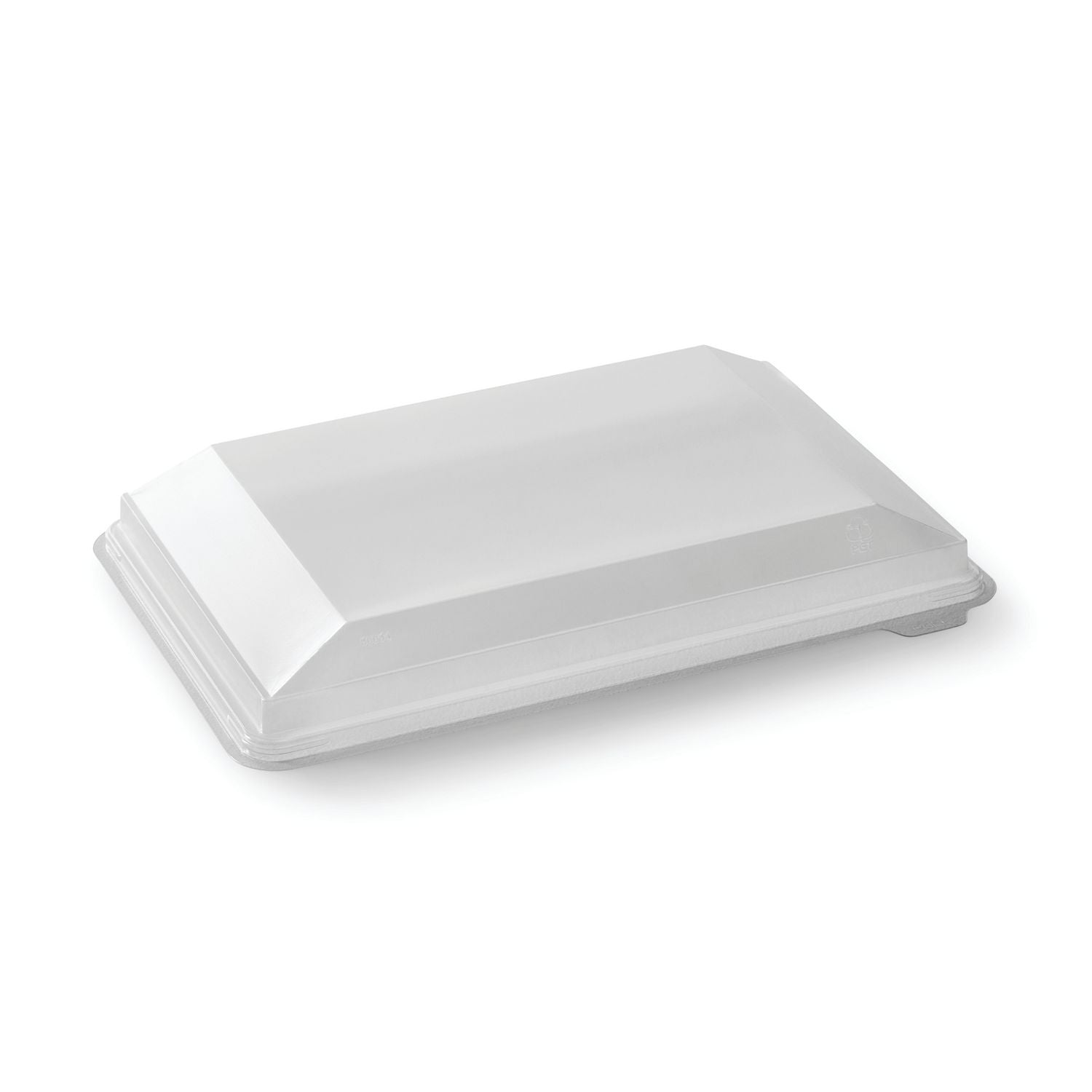 Plastlåg Zen Tapas Rektangulær L250xB166xH32mm RPET Klar,60 stk/ps