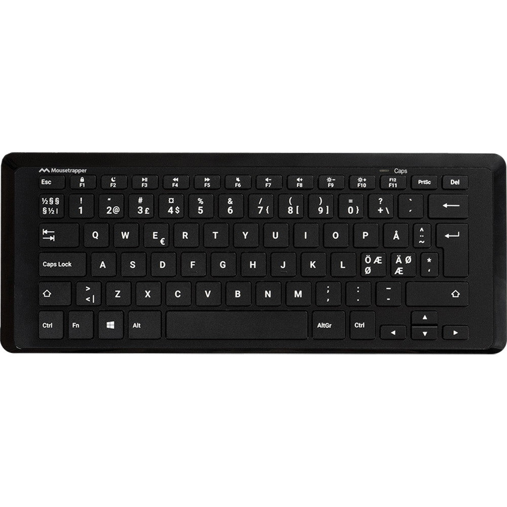 Mousetrapper Type Mini trådløstastatur sort
