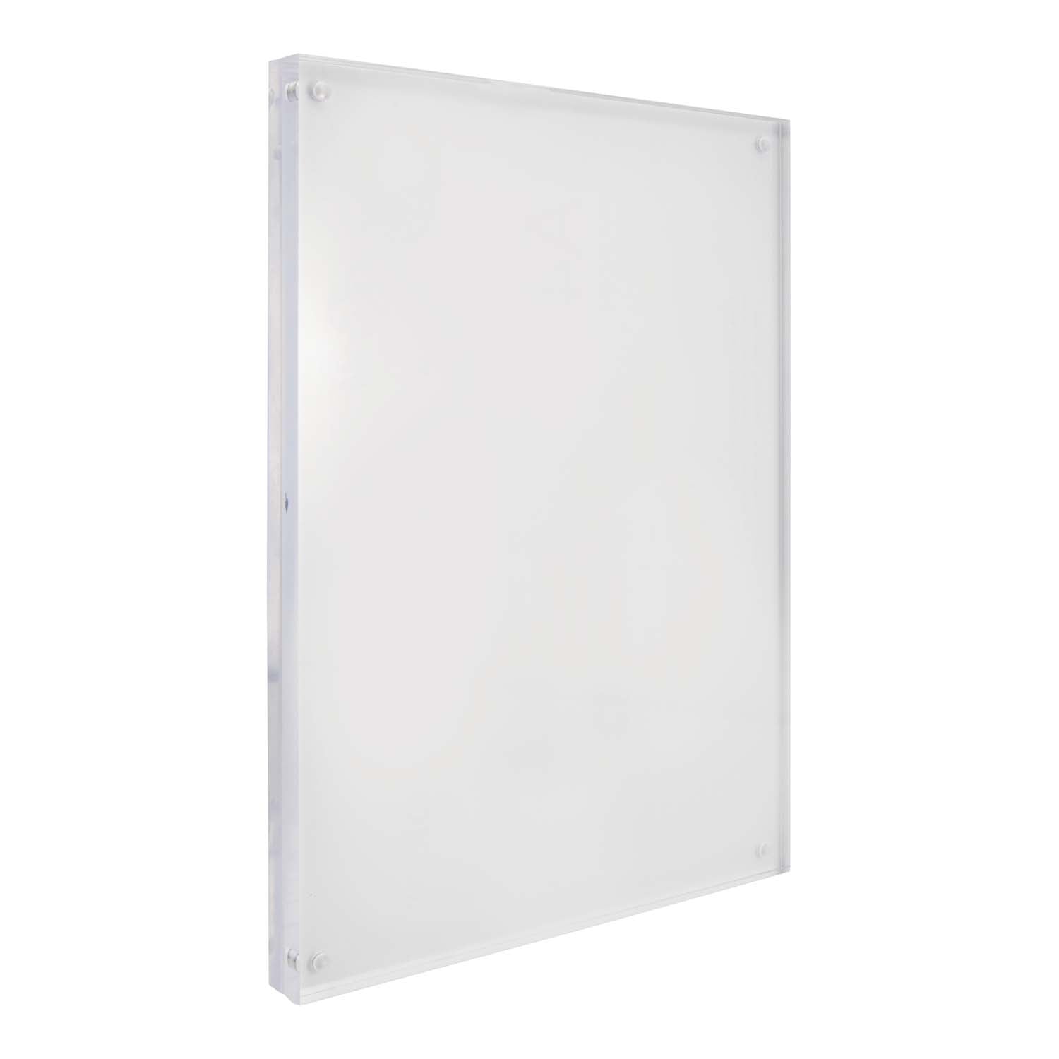 Skilteramme A4 30x21x1.6 cm Securit Akryl med magnet Klar,stk