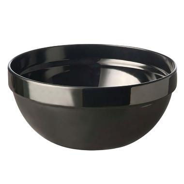 Skål 1.8 ltr Ø20x9.2 cm Melamin Sort,stk