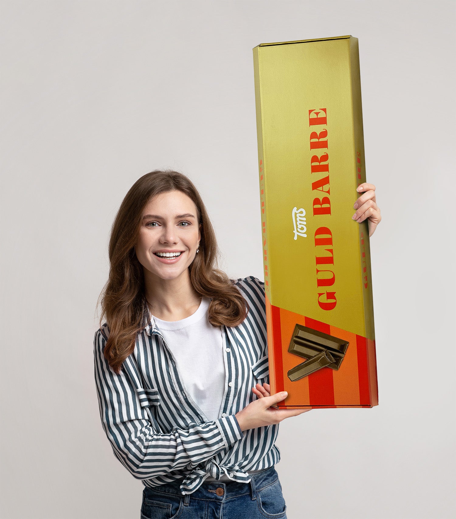 Toms Kæmpe Guld Barre XL - 30 stk á 45 g