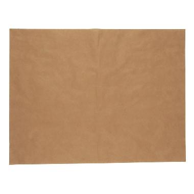 Burgerpapir Verive L500xB400mm brun naturlig Greaseproof FRA 80550389 600x450mm,500 stk/krt