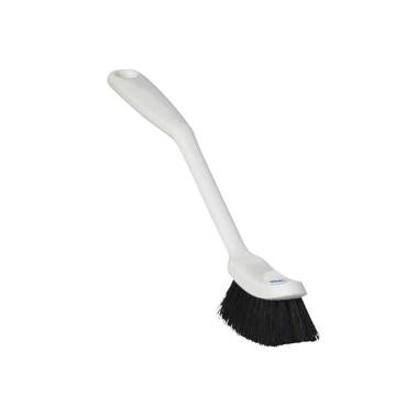 Opvaskebørste medium smal plast hvid,stk
