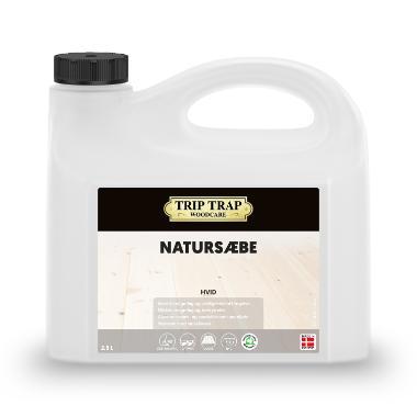 Trip Trap Natursæbe Hvid 2,5 liter – Uden Voks og Parfume, 4 stk.