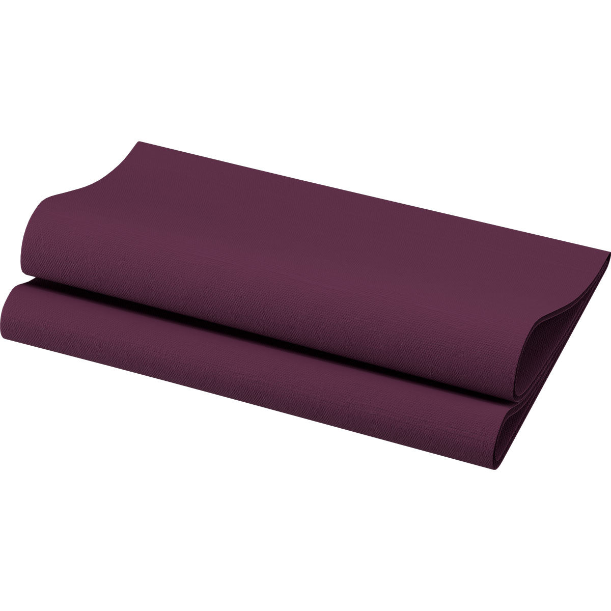 Middagsserviet, 1/4 Fold, 3-lags, 40x40, Plum, Dunisoft, ( 60 stk )