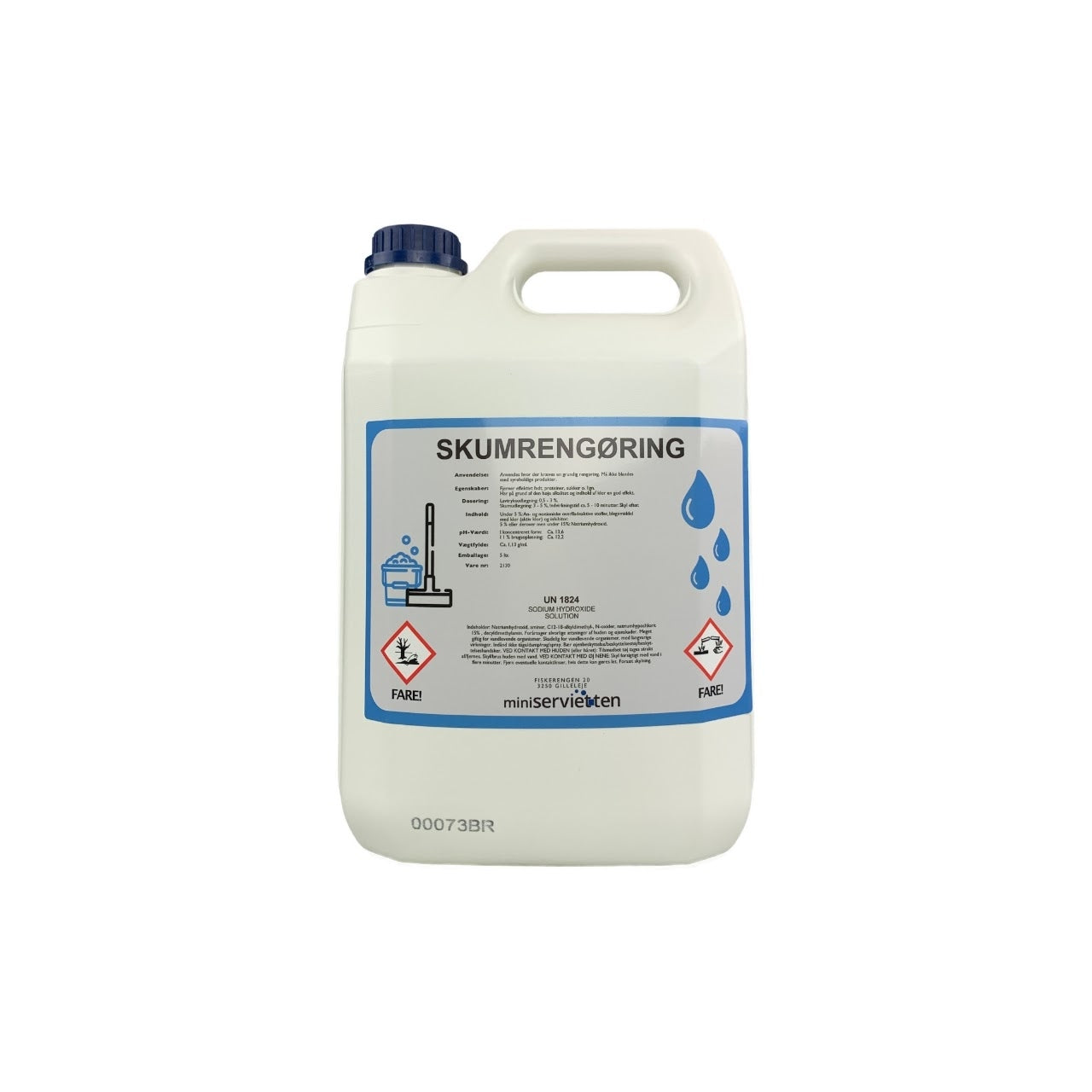 MS+ Skumrengøring Svanemærket - Alkalisk, Intens 5 liter Prime