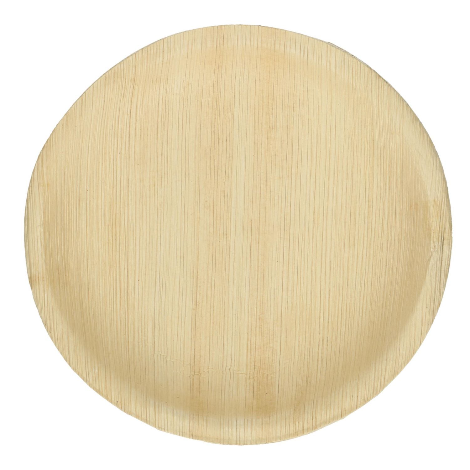 Tallerken Verive palmeblad rund Ø18cm natur,4 ps x 25 stk/krt