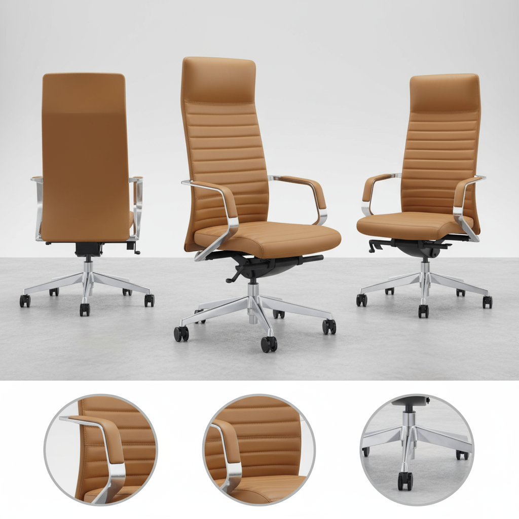 ELC Excellence chefstol, brun