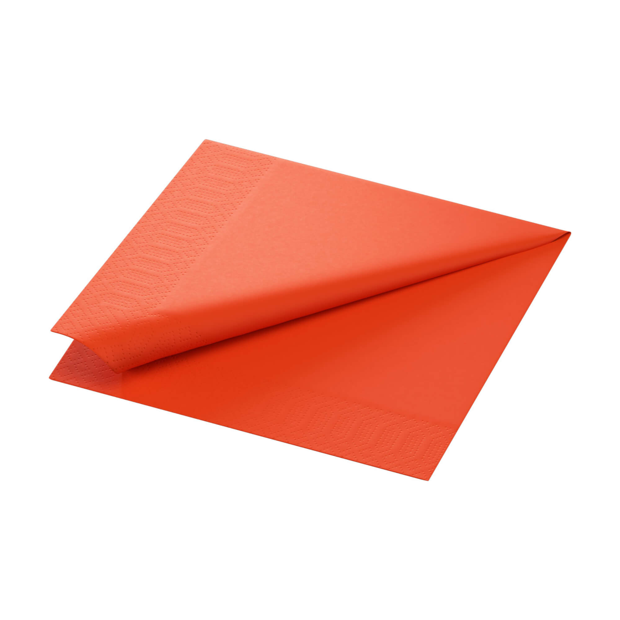 Middagsserviet, 1/4 Fold, 3-lags, 40x40, Rød, Duni ( 125 stk )